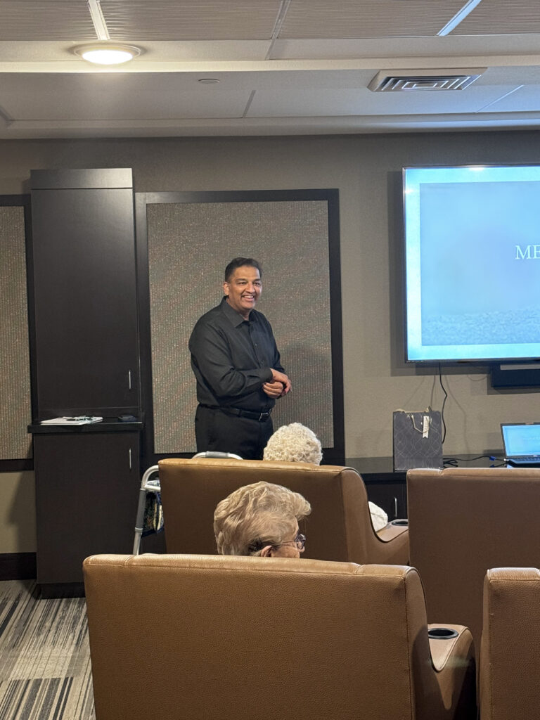 Dr. Hemant K. Pandey, M.D. presented “Dementia: Can We Reduce the Risk?” at Clarendale of Chandler in Chandler, Arizona on June 3, 2024.