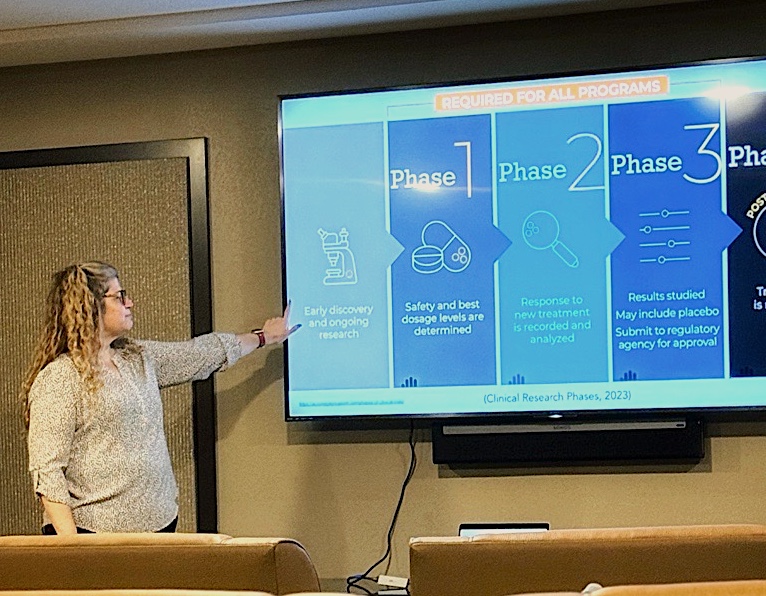 Angela Rush, FNP-C, Principal and Sub-Investigator presented "Clinical Research" at Clarendale of Chandler in Chandler, Arizona on July 1, 2024.