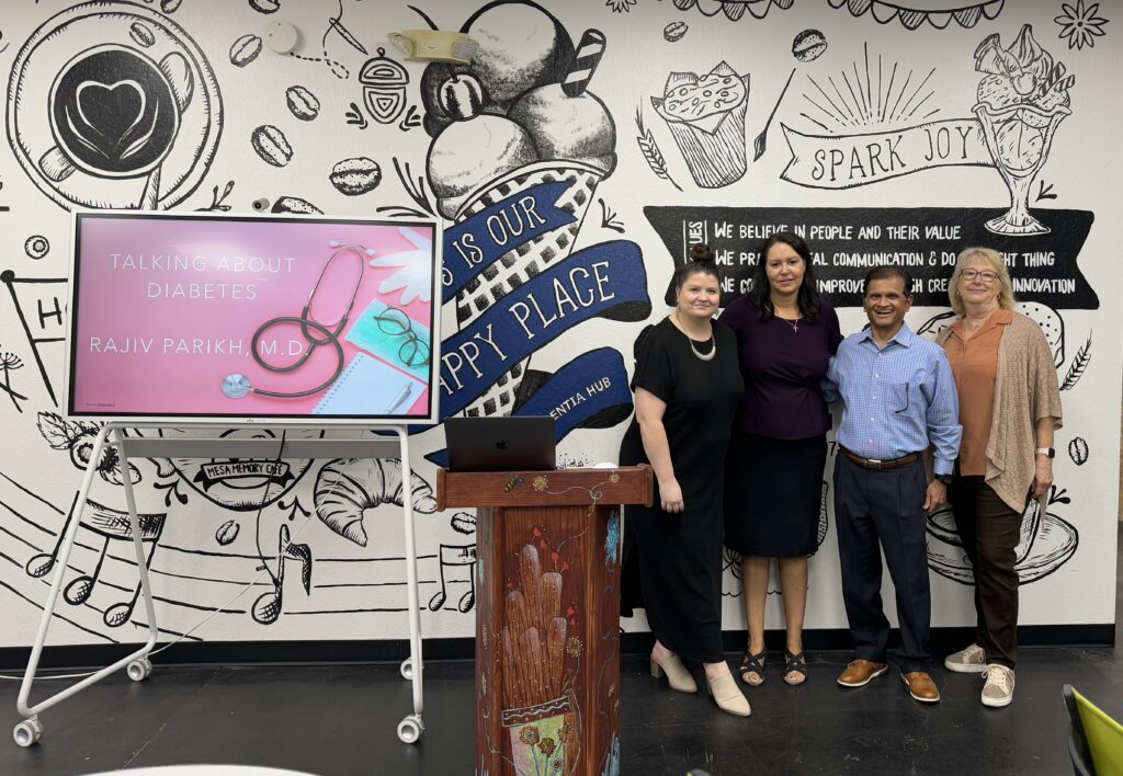 Dr. Rajiv Parikh, M.D. Presented “Understanding and Managing Type 2 Diabetes and Neuropathy” at Oakwood Creative Care – Dementia Hub in Mesa, Arizona on September 12, 2024