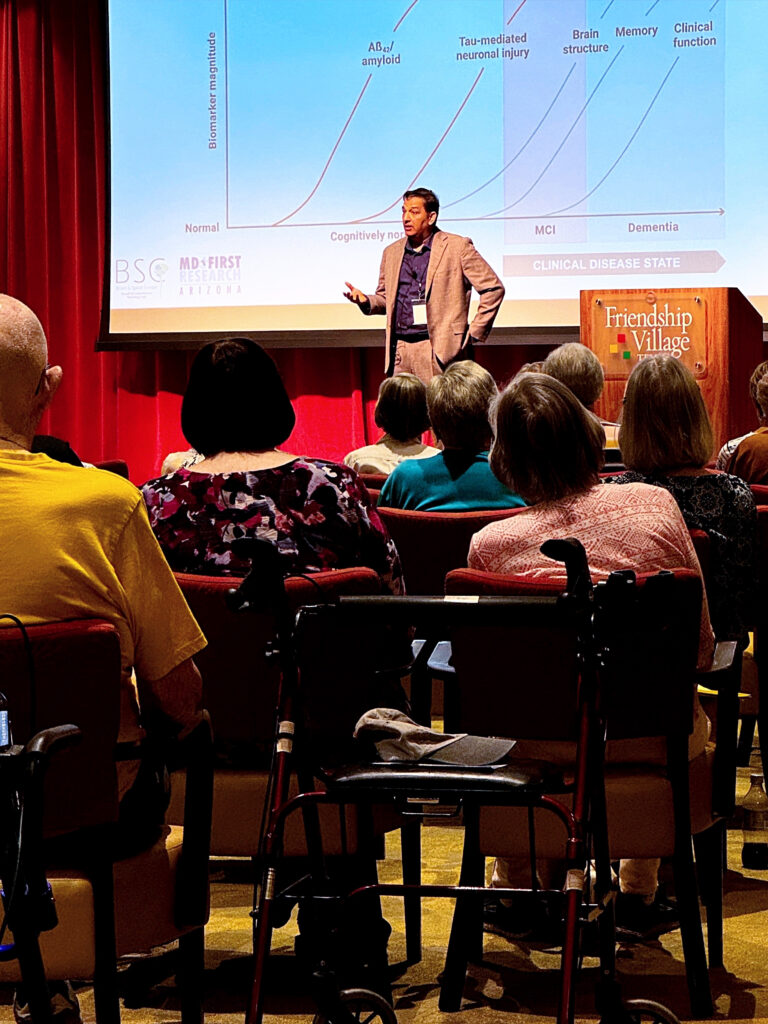 Dr. Hemant K. Pandey, M.D., Presents "Alzheimer’s Disease (AD) is a Growing Healthcare Crisis" at Friendship Village Tempe on October 3, 2024