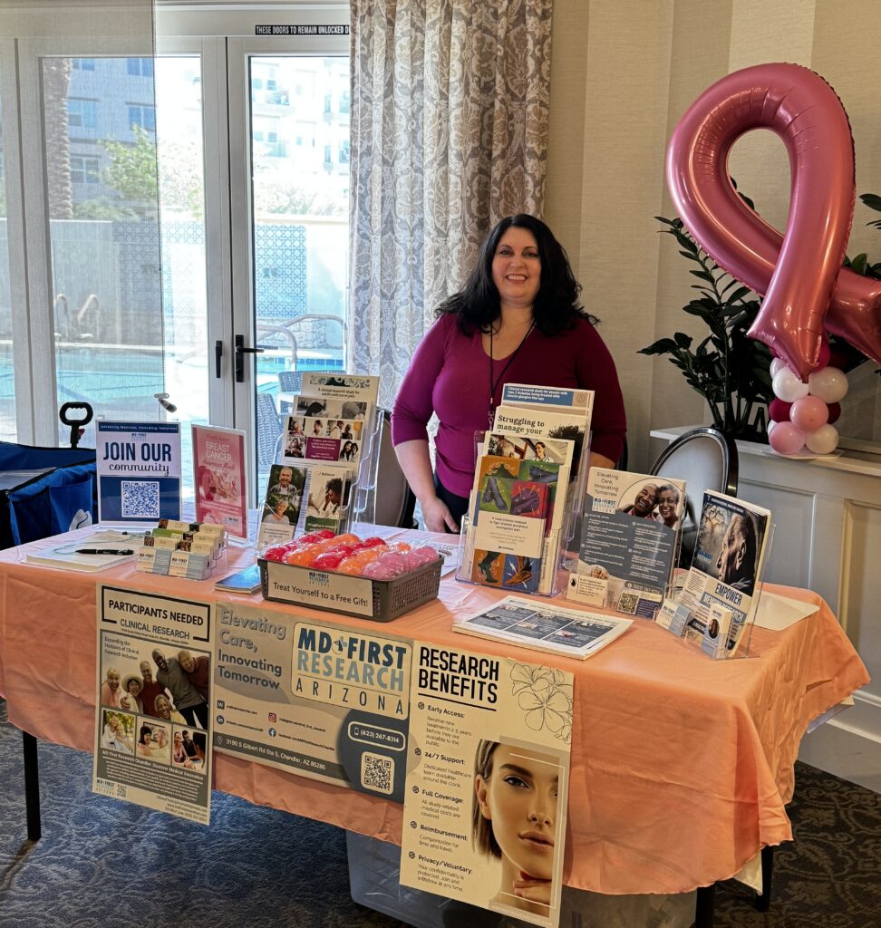 MD First Research Chandler Joins the 2nd Annual Pretty in Pink Luncheon to Support Bosom Buddies of AZ at The Park at Copper Creek in Chandler, AZ on October 17, 2024