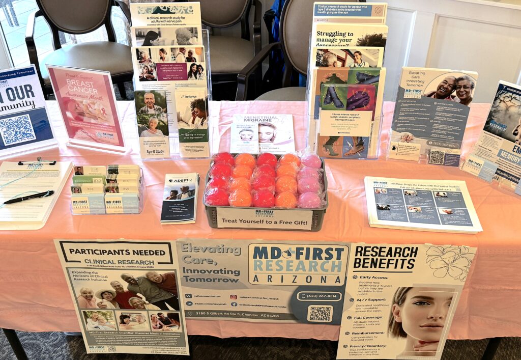 MD First Research Chandler Joins the 2nd Annual Pretty in Pink Luncheon to Support Bosom Buddies of AZ at The Park at Copper Creek in Chandler, AZ on October 17, 2024