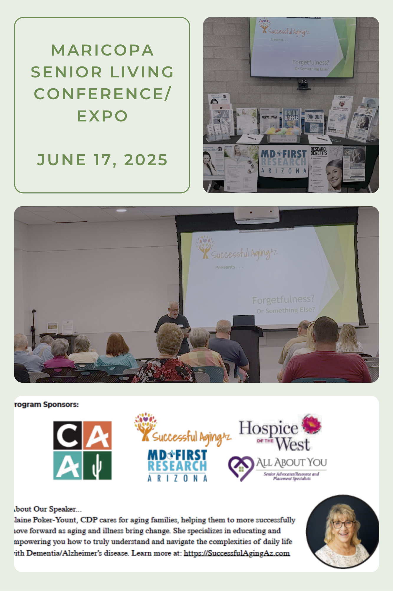 Maricopa Senior Living Sponsor and Vendor on June 17, 2025