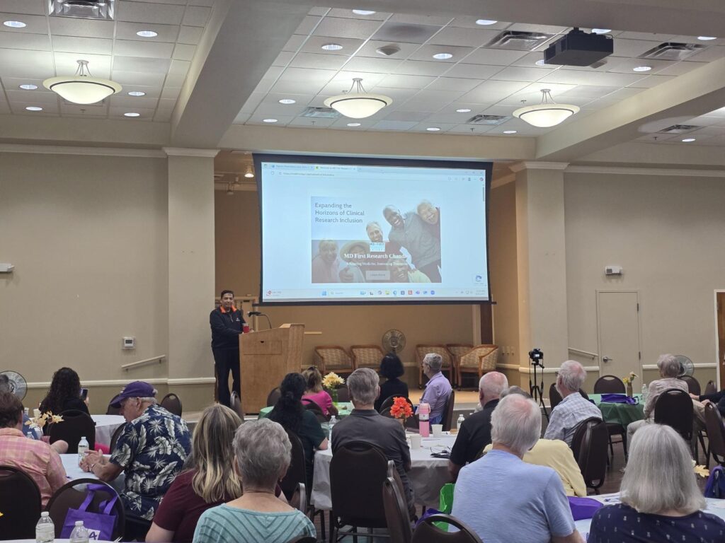 Dr. Pandey presented at Central Arizona Aging Conference on September 25, 2025